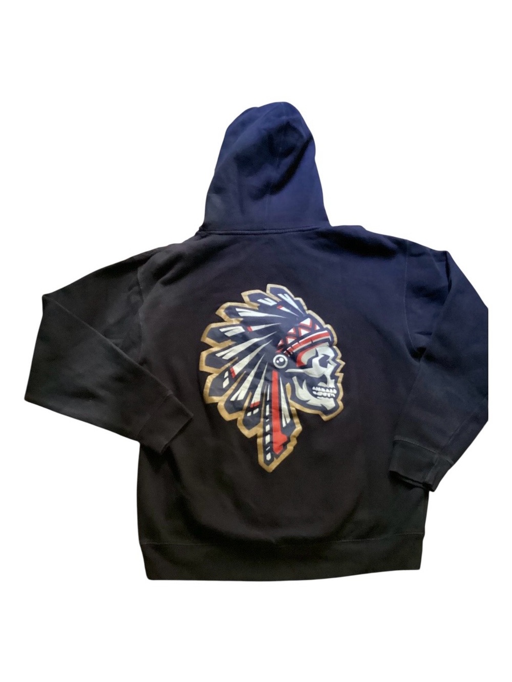 Savs Navy Indian Graphic Hoodie